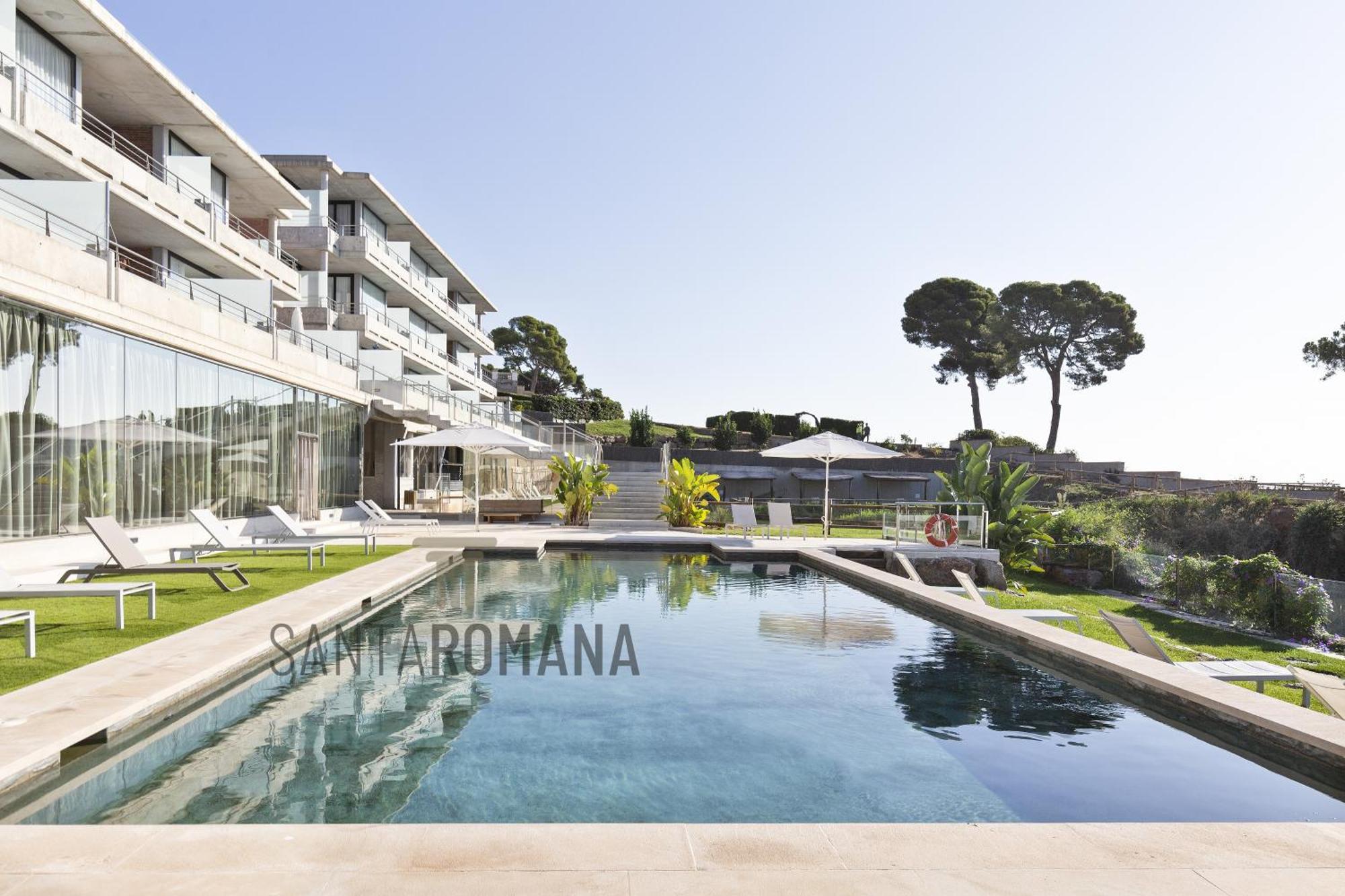 Santa Romana Apartments & Suites Caldes D'Estrach Exterior foto